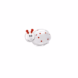 First Tooth or Hair Lock Box Ladybird, Silver
