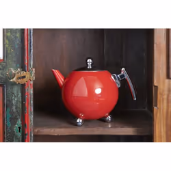 Bredemeijer Duet Bella Ronde Single teapot 1200 ml Red