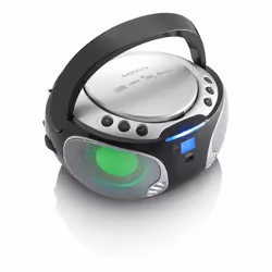 Lenco SCD-550 Digital 3.6 W FM Silver MP3 playback