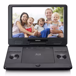 Lenco BRP-1150BK portable DVD/Blu-Ray player Portable Blu-ray player Convertible 29.2 cm (11.5") 1024 x 600 pixels Black - Additional view 3