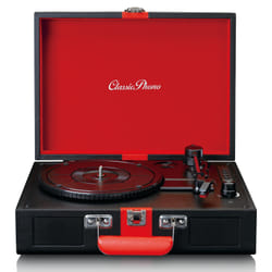 Lenco TT-110 Belt-drive audio turntable Black, Red Semi Automatic