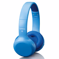 Lenco HPB-110 Kids Kopfhörer BT blau 85DB Limite akku stickers Headset Wired & Wireless Head-band Micro-USB Bluetooth Blue