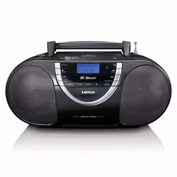 Lenco SCD-600, 1.89 kg, Black, Silver, Personal CD player