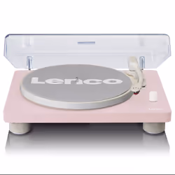 Lenco LS-50PK, Belt-drive audio turntable, Manual, Pink, Plastic, Wood, Plastic, 33,45,78 RPM