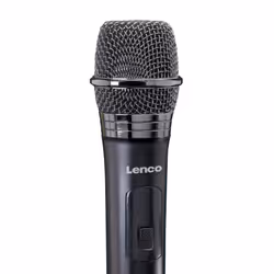 Lenco MCW-011BK microphone Black Stage/performance microphone