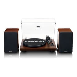Lenco LS-600WA audio turntable Belt-drive audio turntable Black, Wood Manual