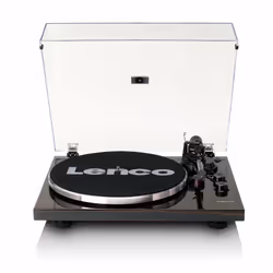 Lenco LBT-345WA, Belt-drive audio turntable, Walnut, Aluminium, Metal, Wood, Carbon fibre, Aluminium, 33,45 RPM, USB Type-B