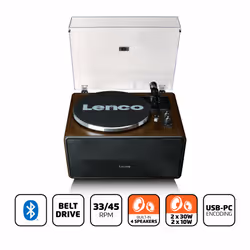 Lenco LS-470WA audio turntable Belt-drive audio turntable Black - Additional view 6