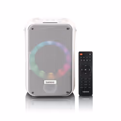 Lenco BTC-060WH loudspeaker White Wired & Wireless 20 W