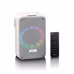 Lenco BTC-060WH loudspeaker White Wired & Wireless 20 W