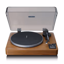 Lenco LBTA-165WD Belt-drive audio turntable Black, Wood Automatic - Additional view 3