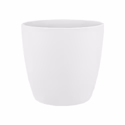 elho Brussels Round, Pot planter, Freestanding, Polypropylene (PP), White, Round, Indoor