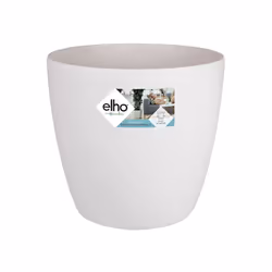 elho brussels round wheels 35cm Indoor Pot planter Freestanding Polypropylene (PP) White