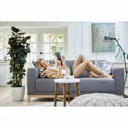 elho brussels round wheels 40cm Indoor Pot planter Freestanding Polypropylene (PP) White - Additional view 7