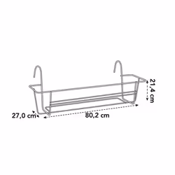 elho Green Basics Balcony Rack 80cm