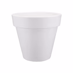 elho Pure Round 100cm, White, Plastic, Round, 100%, 9.7 m, 8900 mm