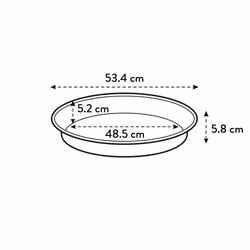 elho Green Basics Saucer 53cm