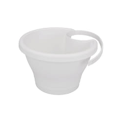 elho corsica drainpipe clicker 24cm Outdoor Pot planter Hanging Polypropylene (PP) White