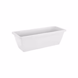 elho Barcelona Trough 40cm, Plastic, White, Rectangle, Outdoor, 100%, 100%
