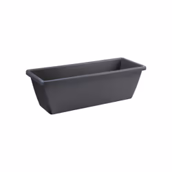 elho Barcelona Trough 40cm, Plastic, Black, Rectangle, Outdoor, 100%, 100%