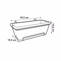 elho Barcelona Trough 40cm - Additional view 7