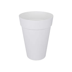 elho loft urban round high 35 Outdoor Pot planter Freestanding Polypropylene (PP) White