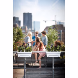 elho loft urban trough allin1 50 Outdoor Pot planter Hanging Polypropylene (PP) White - Additional view 4