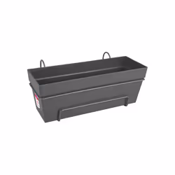 elho Loft Urban Trough Allin1 50cm, Plastic, Black, Rectangle, Outdoor, 100%, 100%