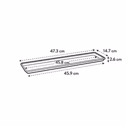 elho Green Basics Trough Saucer 50cm - Additional view 3