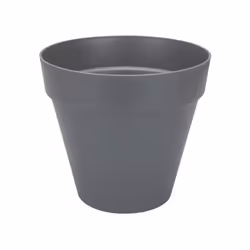 elho loft urban round 25, Pot planter, Freestanding, Polypropylene (PP), Anthracite, Round, Outdoor