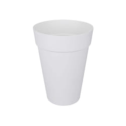 elho loft urban round high 28 Outdoor Pot planter Freestanding Polypropylene (PP) White