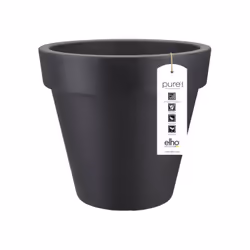 elho Green basics Outdoor Pot planter Freestanding Plastic Black