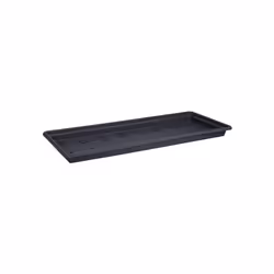 elho Green Basics Garden Xxl Saucer 60cm, Saucer, Plastic, Black, Rectangular, Outdoor, 100%