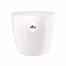 elho brussels diamond round 25cm Indoor Pot planter Freestanding Polypropylene (PP) White - Additional view 2