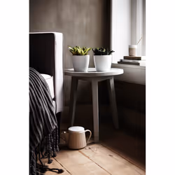 elho brussels diamond round 25cm Indoor Pot planter Freestanding Polypropylene (PP) White - Additional view 7