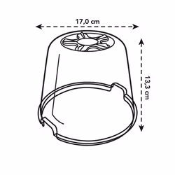 elho Green Basics Grow House Round 17cm - Additional view 6