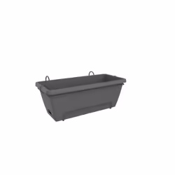 elho barcelona xl allin1 55cm, Pot planter, Hanging, Polypropylene (PP), Anthracite, Rectangle, Outdoor