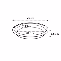 elho Universal Saucer Round 25cm - Additional view 7