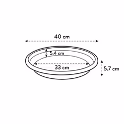 elho Universal Saucer Round 40cm - Additional view 5
