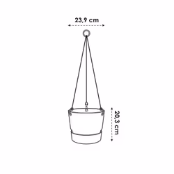 elho Greenville Hanging Basket 24cm - Additional view 7