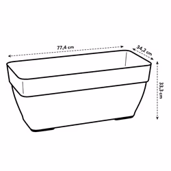 elho Vibia Campana Terrace Trough 80cm - Additional view 7
