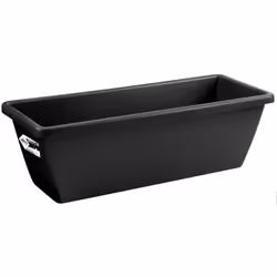 Elho 40cm Black Trough Planters Flower Pots Plant Pot