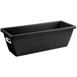 Elho 40cm Black Trough Planters Flower Pots Plant Pot