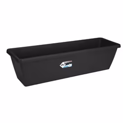Elho 60cm Large Black Trough Planter 20L