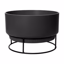 elho B.For Studio Bowl 30cm, Black, Metal, Plastic, Round, 100%, 100%, 3 m