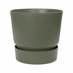elho Greenville Round 14cm, Green, Plastic, Round, 100%, 100%, 140 cm
