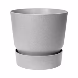 elho Greenville Round 16cm, Grey, Plastic, Round, 100%, 100%, 160 cm