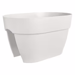 elho Vibia Campana Flower Bridge 40cm, Plastic, White, Rectangle, Outdoor, 100%, 100%