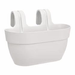 elho Vibia Campana Easy Hanger Medium, Plastic, White, Rectangle, Outdoor, 100%, 100%