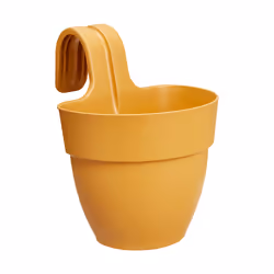 elho Vibia Campana Easy Hanger Small, Plastic, Yellow, Round, Outdoor, 100%, 100%